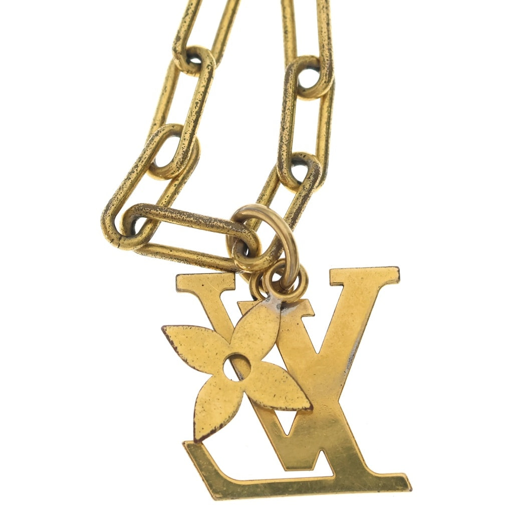 LOUIS VUITTON(ルイヴィトン) コリエ LV フラワーネックレス ゴールド MP2890 レディース