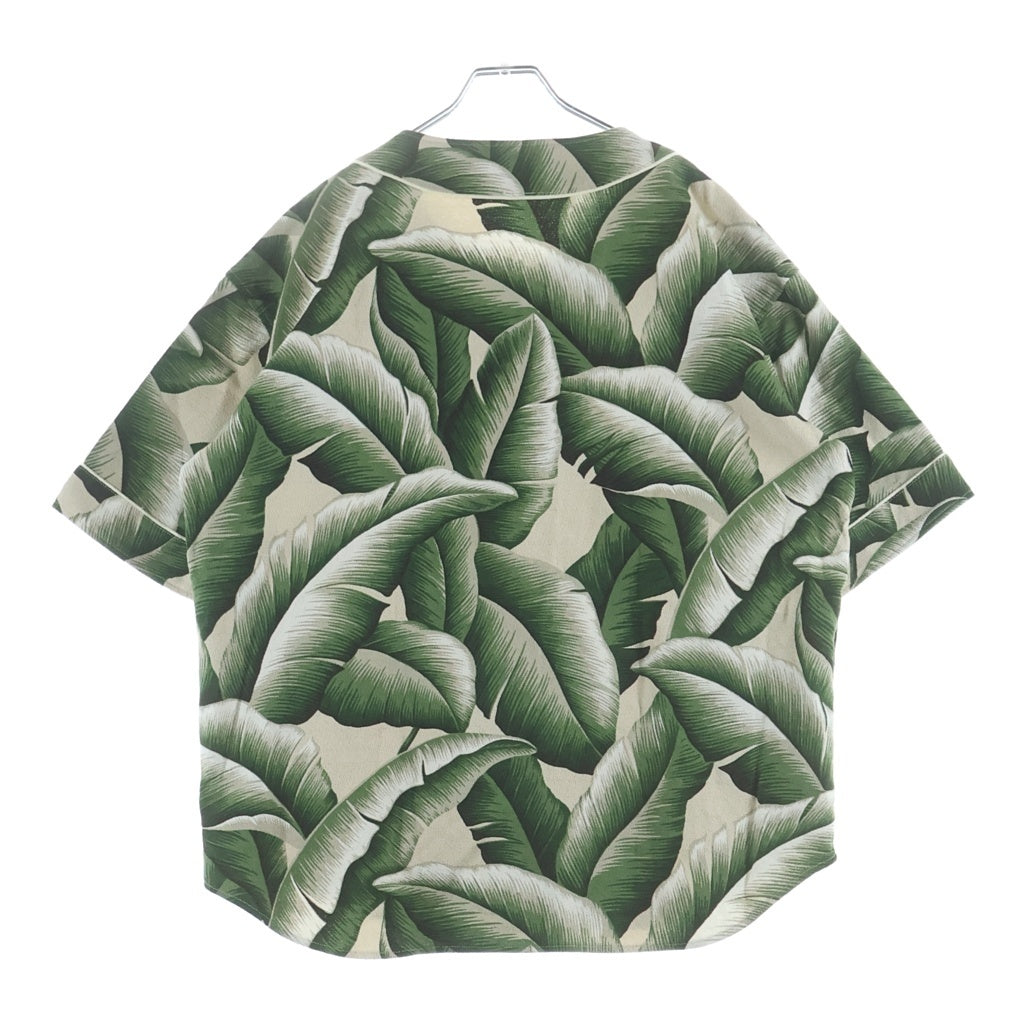 ALWAYS OUT OF STOCK(オールウェイズアウトオブストック) HAWAIIAN ALOHA SHIRT ハワイアン アロハシャツ 半袖シャツ グリーン HA-023105230