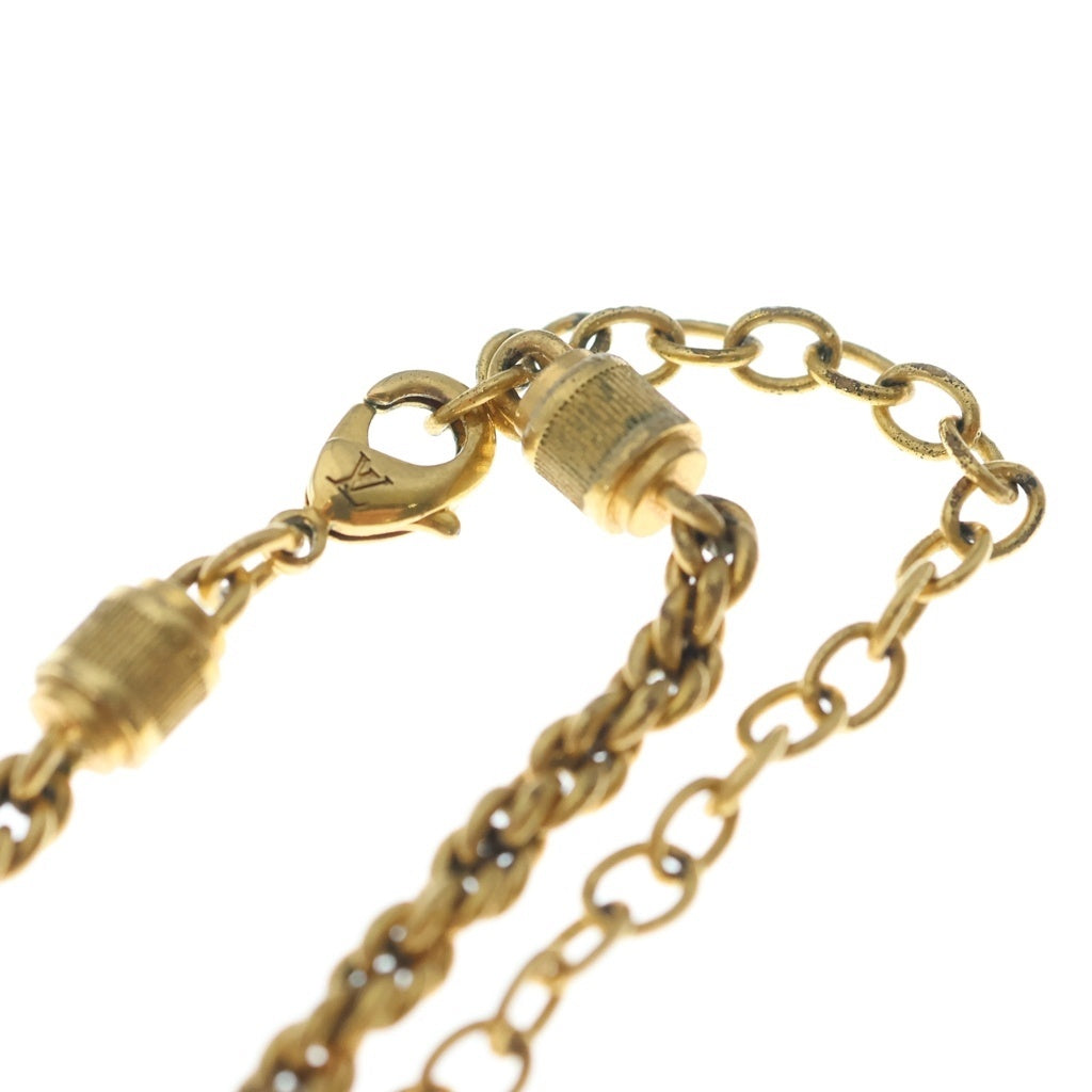 LOUIS VUITTON(ルイヴィトン) LV ロープ ペンダント ネックレス ゴールド M01751