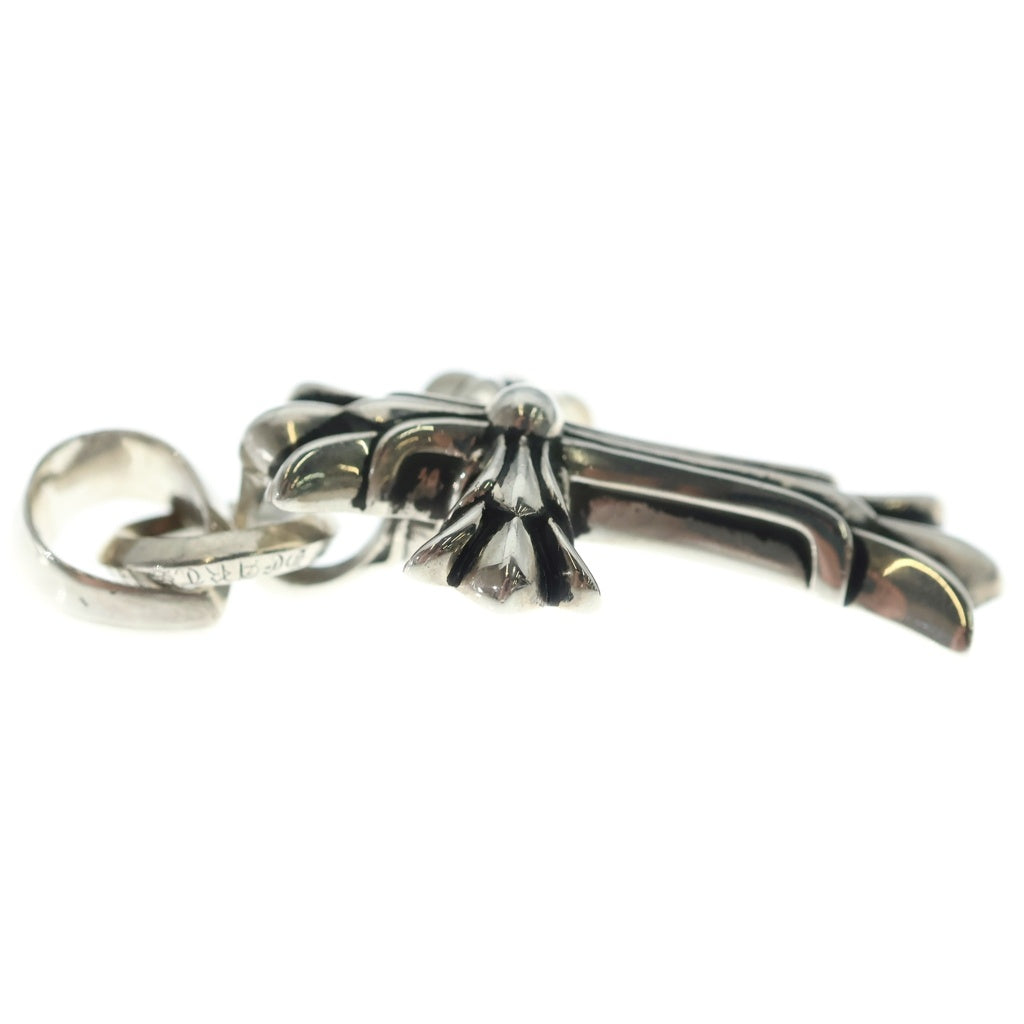 CHROME HEARTS(クロムハーツ) DBL CH CRS W BALE ダブルCHクロス ベイル ペンダントトップ シルバー