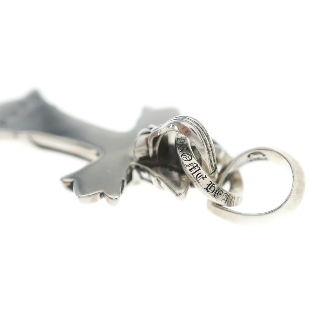 CHROME HEARTS(クロムハーツ) DBL CH CRS W BALE ダブルCHクロス ベイル ペンダントトップ シルバー