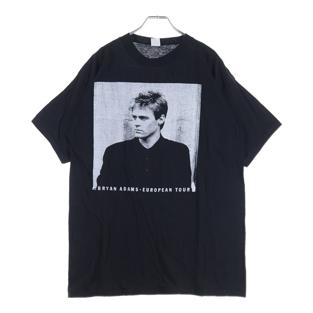 VINTAGE(ヴィンテージ) BRYAN ADAMS EUROPEAN TOUR 1988 S/S TEE ブライアン・アダムス ツアープリントTシャツ 半袖カットソー ブラック