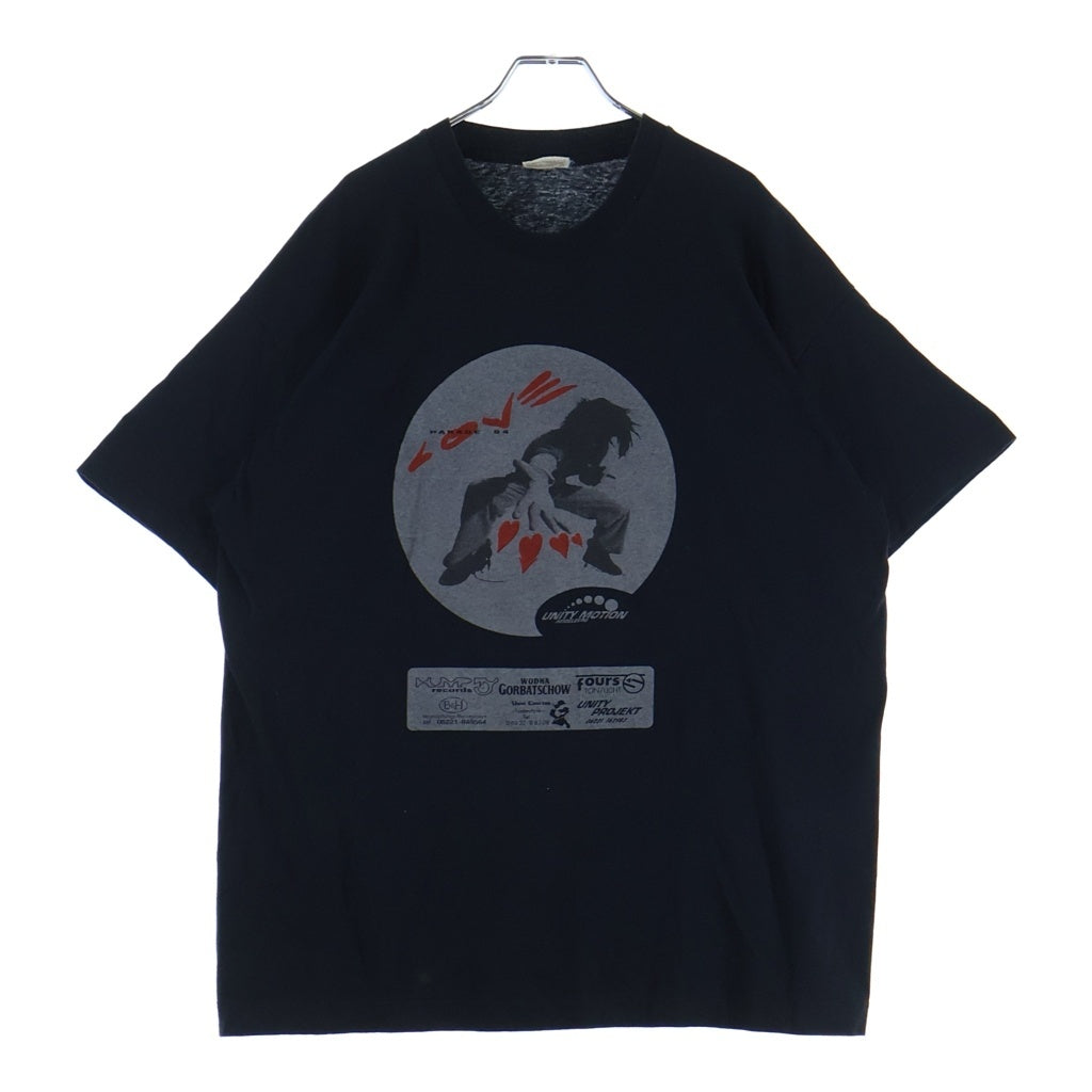 VINTAGE(ヴィンテージ) LOVE PARADE UNITY MOTION 1994 S/S TEE ラブパレード プリントTシャツ 半袖カットソー ブラック