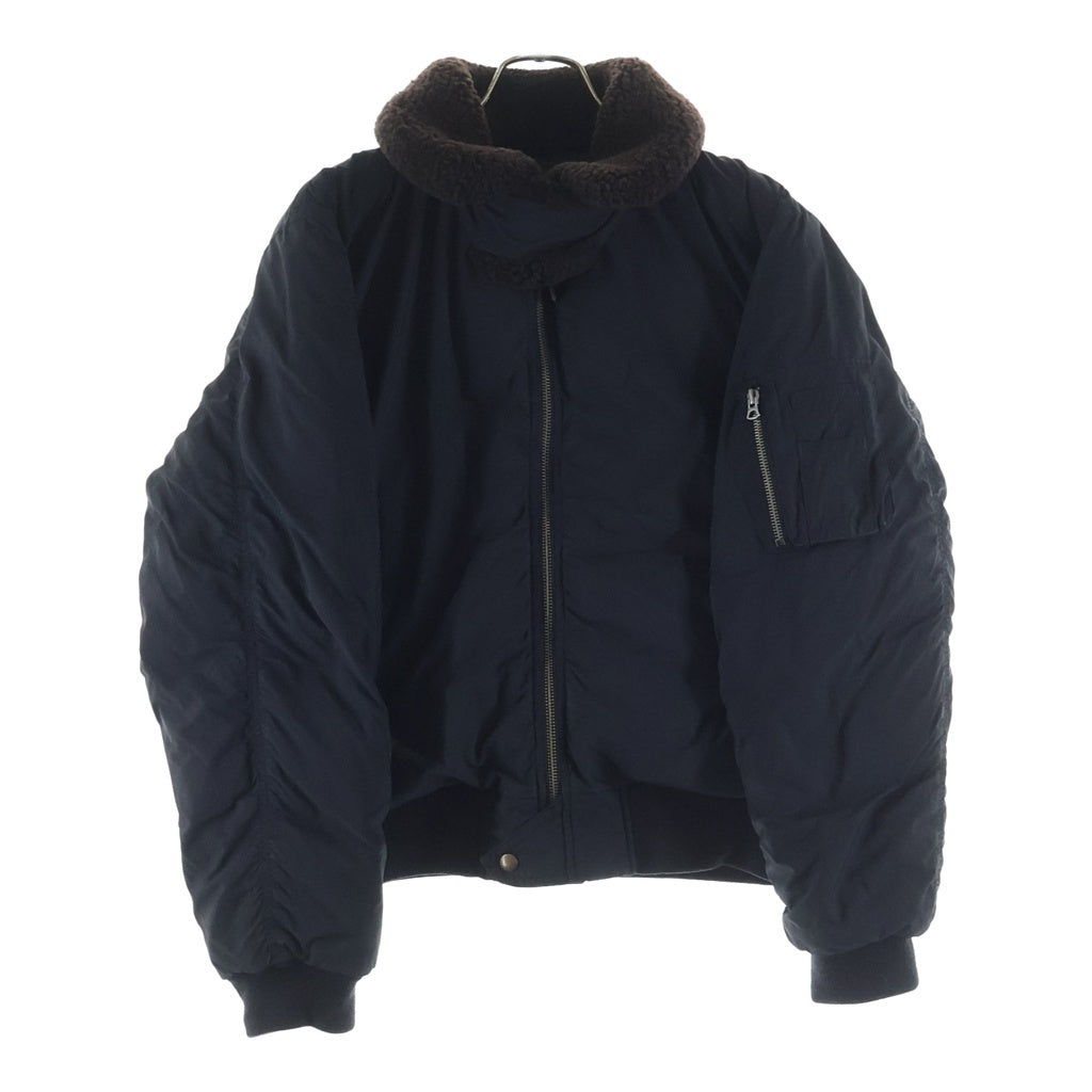 POLO RALPH LAUREN(ポロラルフローレン) B-15 ボアカラー チンストラップ フライトジャケット ブラック ‐