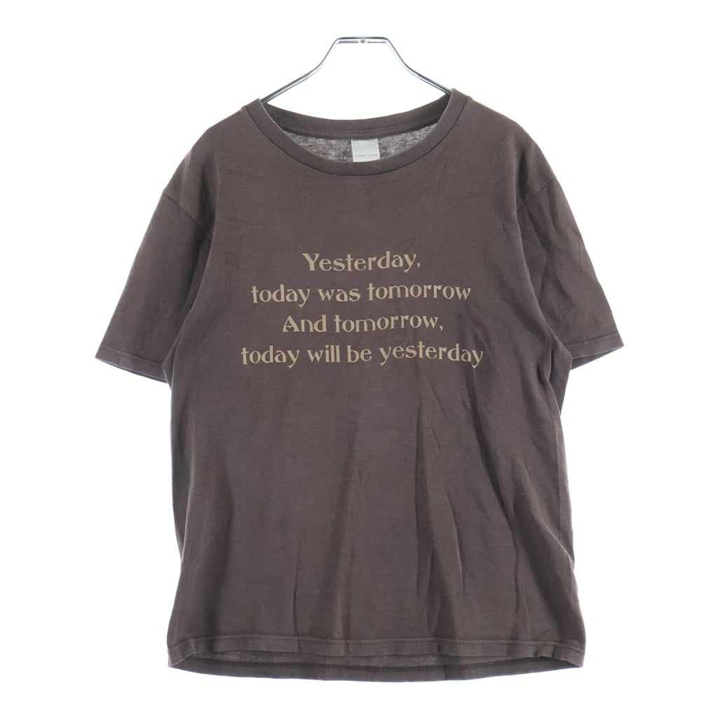 NUMBER (N)INE(ナンバーナイン) 02AW Archive ジョージ期 半袖Tシャツ カットソー ブラウン