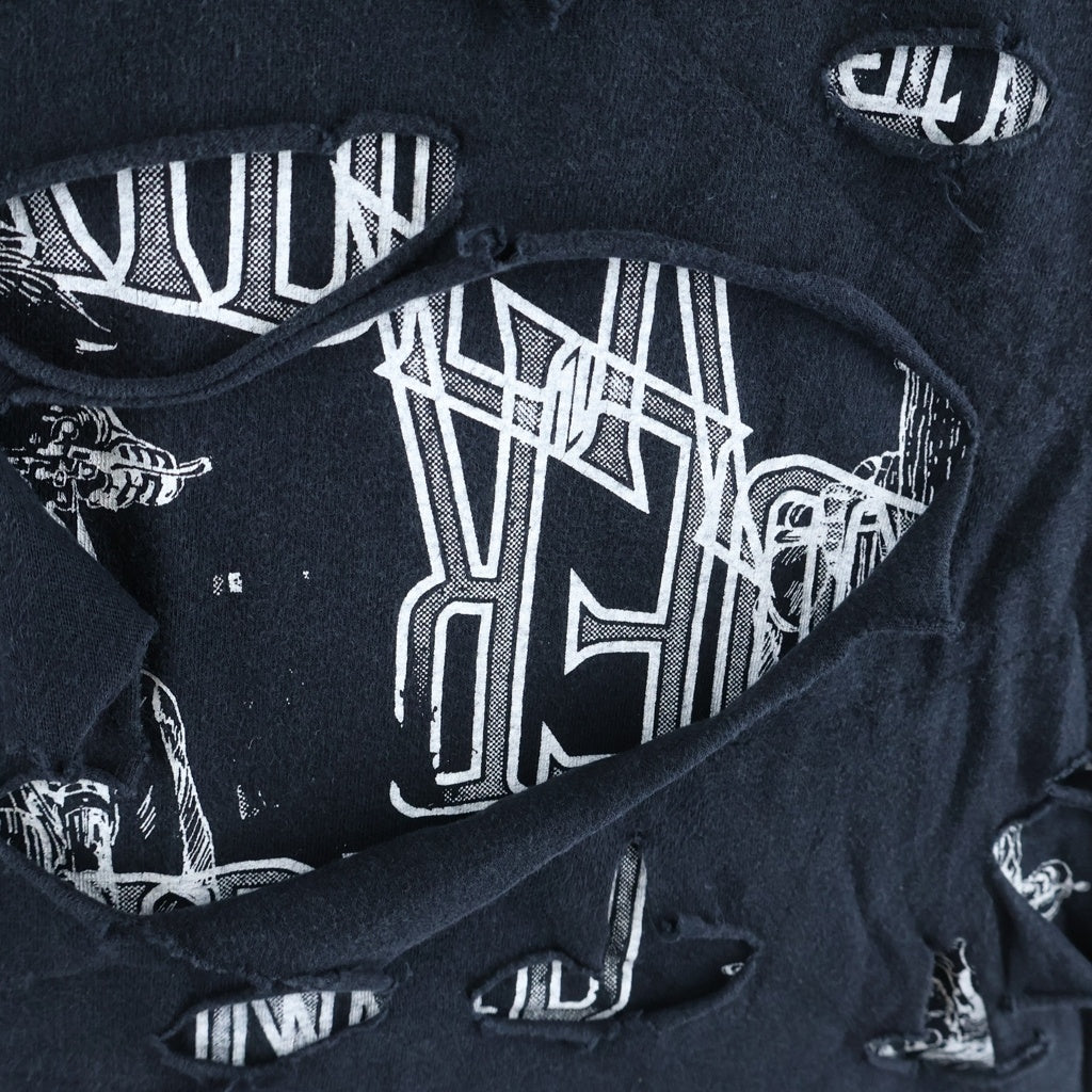 JUNYA WATANABE COMME des GARCONS(ジュンヤワタナベ コムデギャルソン) 00s レイヤード デザイン 半袖Tシャツ カットソー ブラック