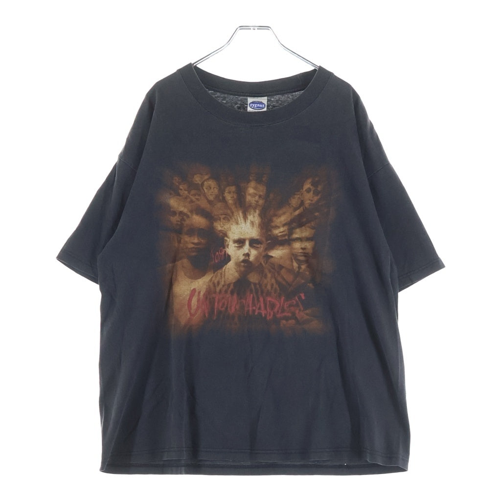 VINTAGE(ヴィンテージ) 00s KORN UNTOUCHABLES 2002 WORLD TOUR TEE コーン バンド 半袖Tシャツ カットソー ブラック