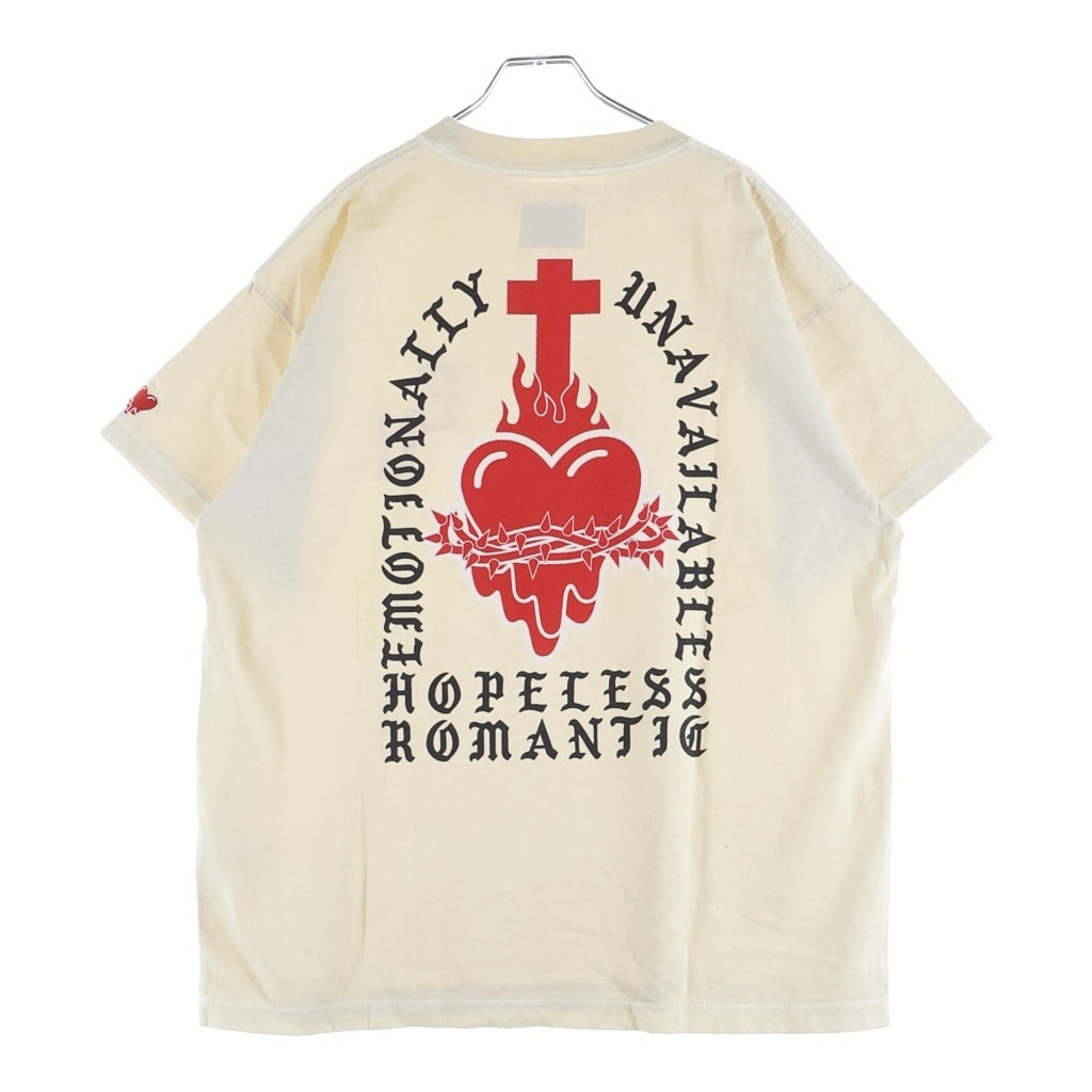 Emotionally Unavailable(エモーショナリー アンアヴェイラブル) EU SAVAGE S/S 半袖Tシャツ カットソー ベージュ EU-HR1-0000-C05 EU-HR1-0000-C05