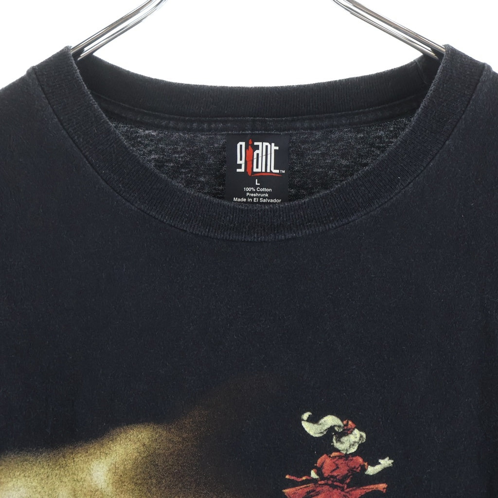 VINTAGE(ヴィンテージ) 00s KORN FOLLOW THE LEADER GIANT コーン バンド 半袖Tシャツ カットソー ブラック