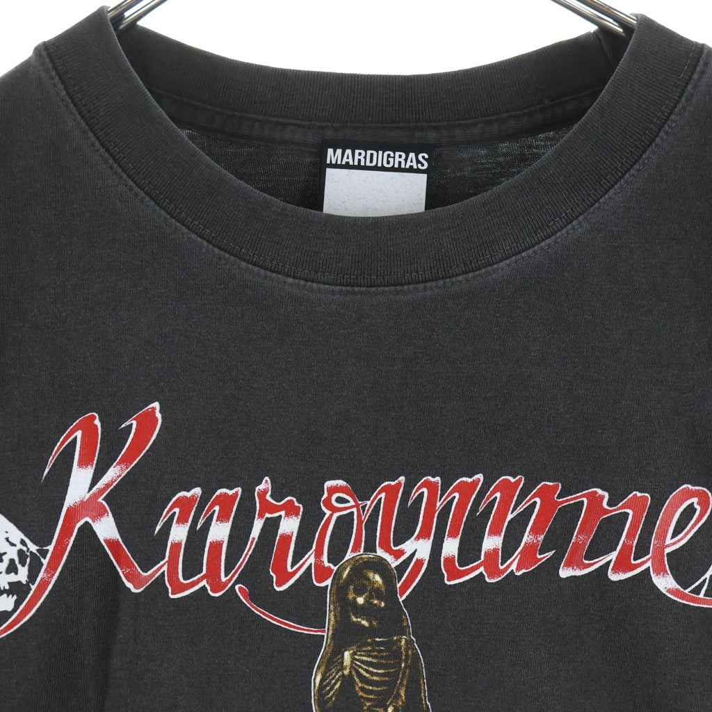 SAINT MICHAEL(セントマイケル) ×黒夢 Knife & Grape 半袖Tシャツ カットソー ブラック KRYM088