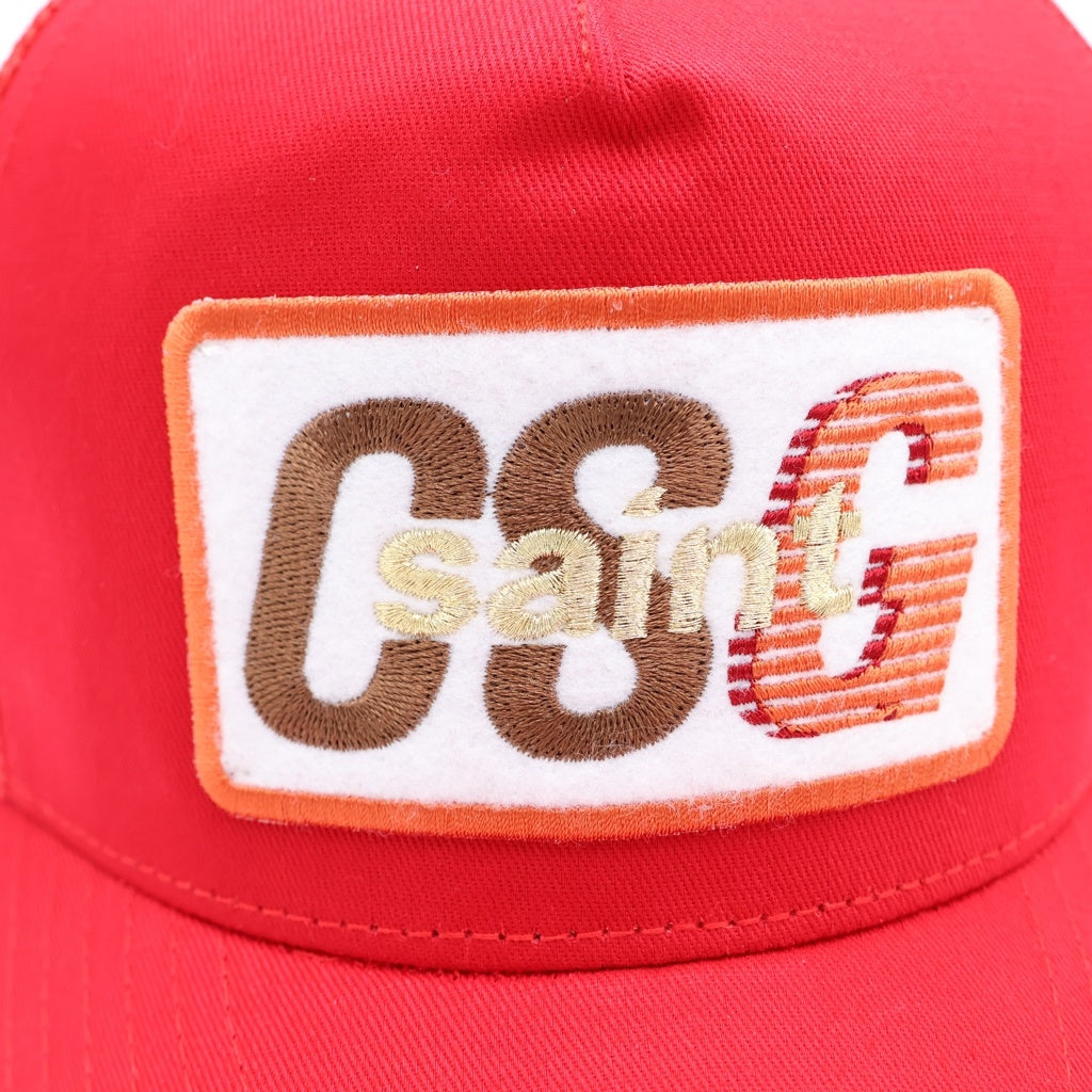 SAINT MICHAEL(セントマイケル) ×黒夢 Mesh Cap メッシュ キャップ 帽子 レッド KRYM069 KRYM069