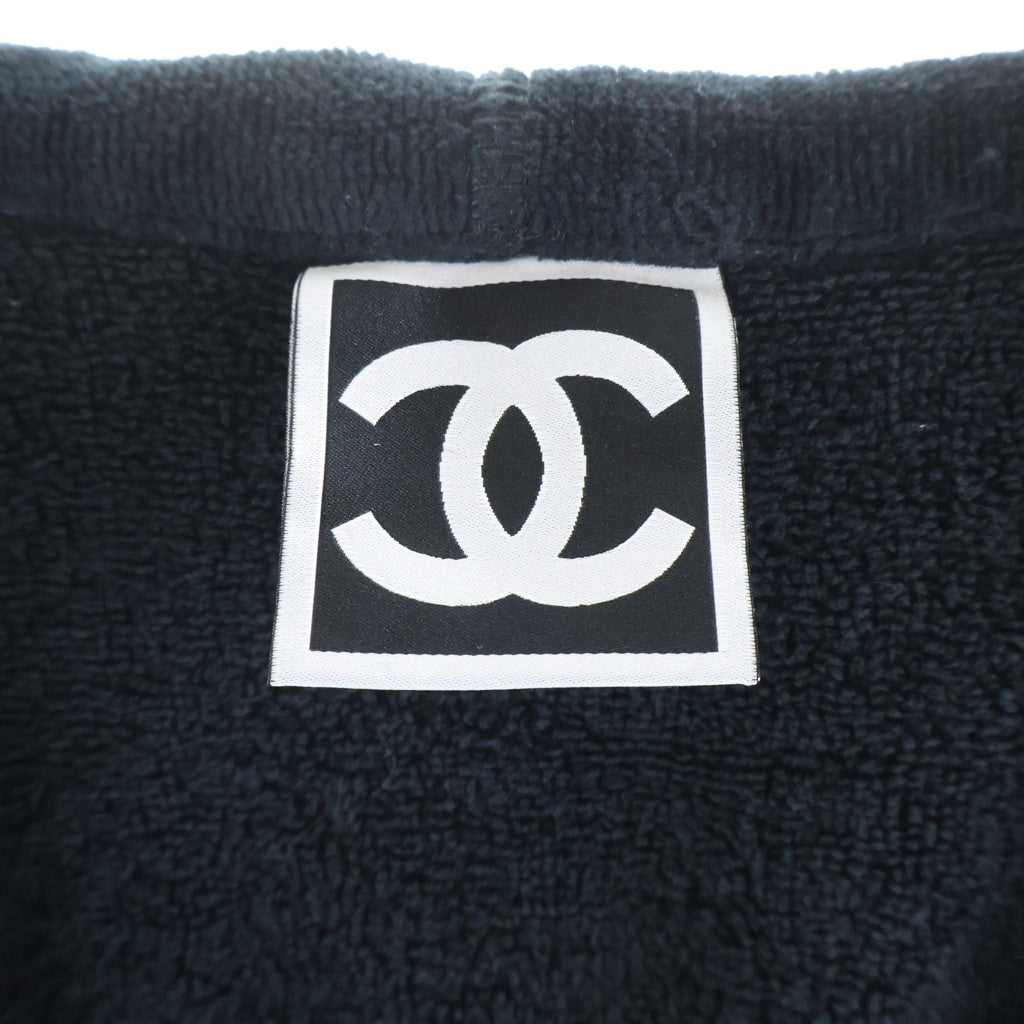 CHANEL(シャネル) 00s Archive Bath Robe ロング バスローブ コットン ネイビー レディース