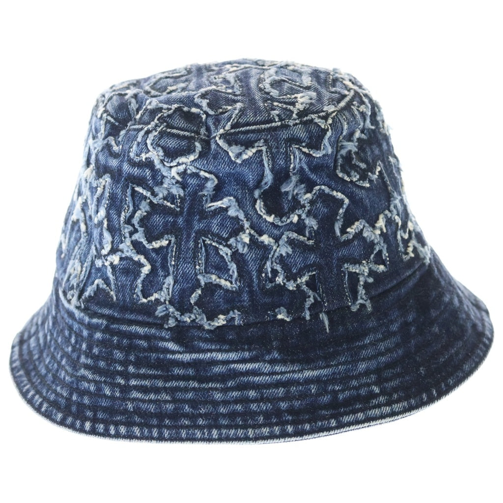 CHROME HEARTS(クロムハーツ) DAGGER CROSS PATCH DENIM BUCKET HAT ダガー クロスパッチ デニムバケットハット ブルー