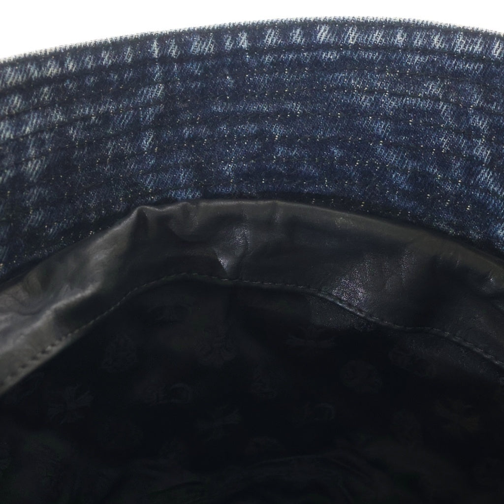CHROME HEARTS(クロムハーツ) DAGGER CROSS PATCH DENIM BUCKET HAT ダガー クロスパッチ デニムバケットハット ブルー