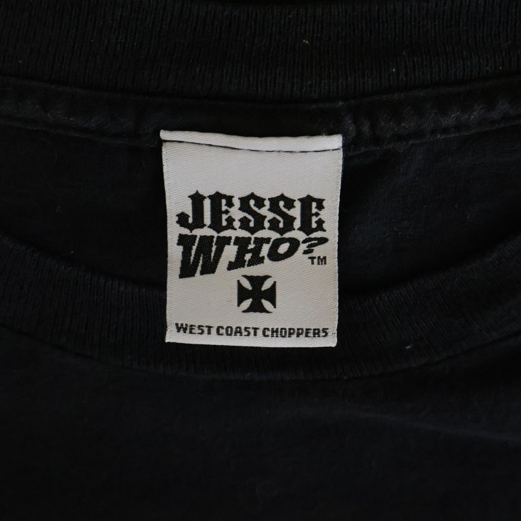 VINTAGE(ヴィンテージ) 90-00s West Coast Choppers L/S Tee ウエストコーストチョッパーズ アイアンクロス 長袖Tシャツ カットソー ブラック