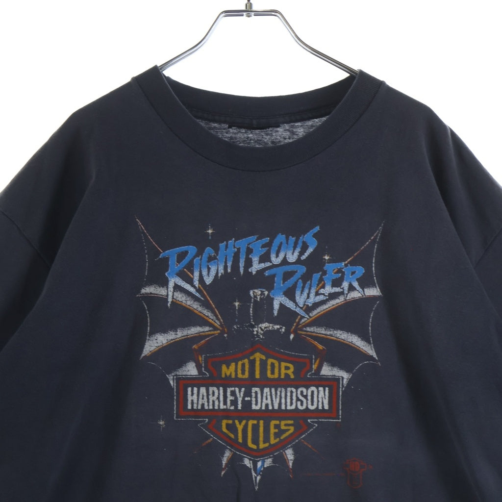HARLEY DAVIDSON(ハーレーダビッドソン) 80-90s VINTAGE DRAGON WING ヴィンテージ ドラゴンウィング 半袖Tシャツ カットソー ブラック
