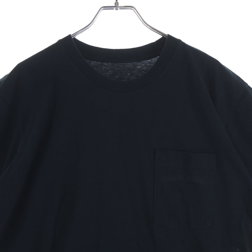 CHROME HEARTS(クロムハーツ) VINE DAGGER S/S TEE ヴァインダガー バックストライプダガー 半袖Tシャツカットソー ブラック/オレンジ