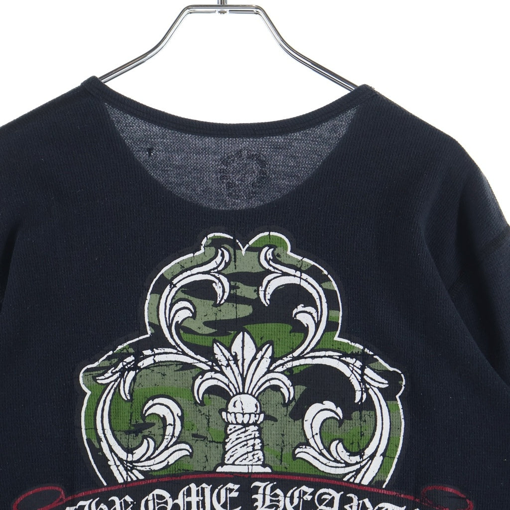 CHROME HEARTS(クロムハーツ) Vine Dagger Print Thermal Long Sleeve Tee ヴァインダガー プリント サーマル ロングスリーブTシャツ ブラック