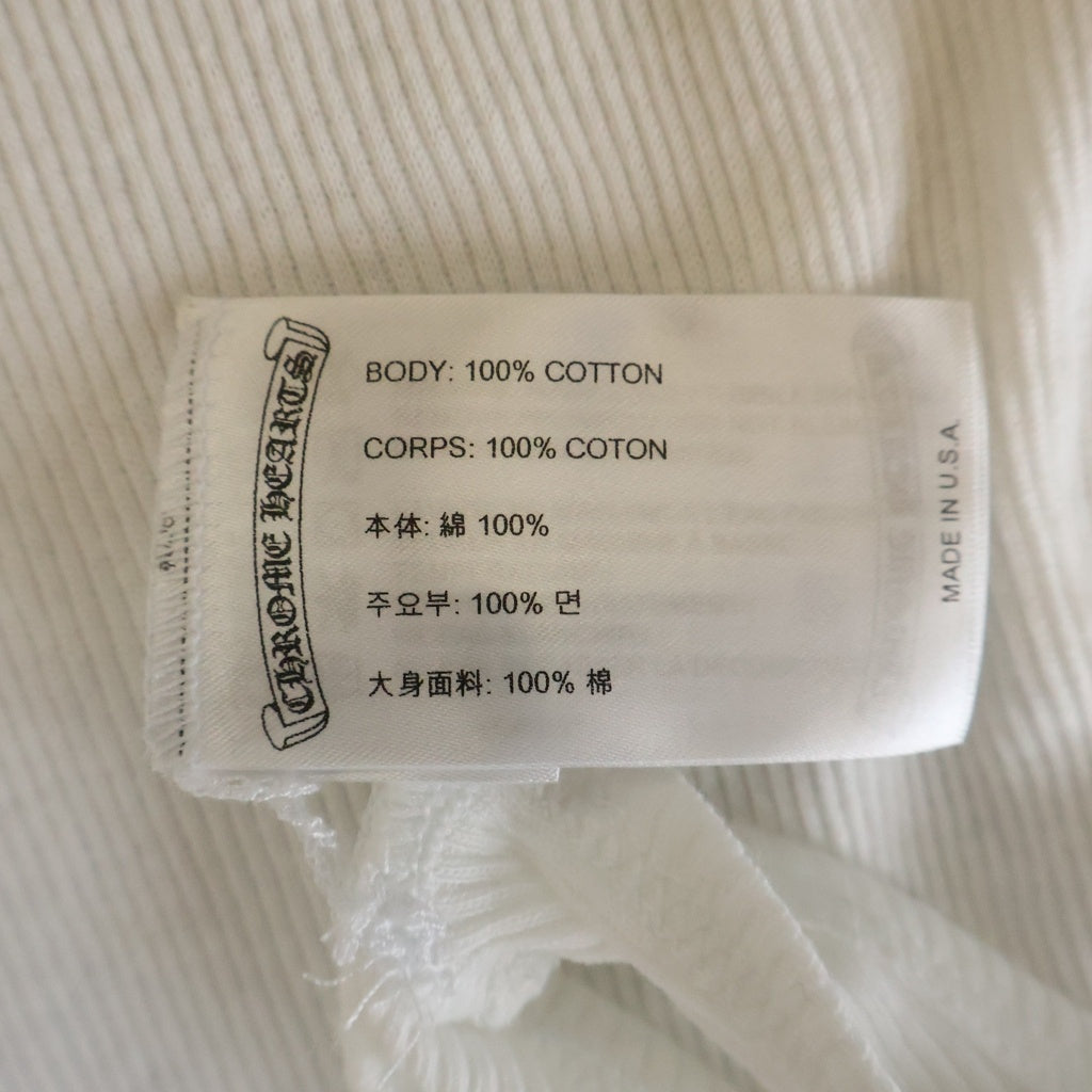 CHROME HEARTS(クロムハーツ) RIB TANK リチャードスタークプリント コットンタンクトップ ホワイト