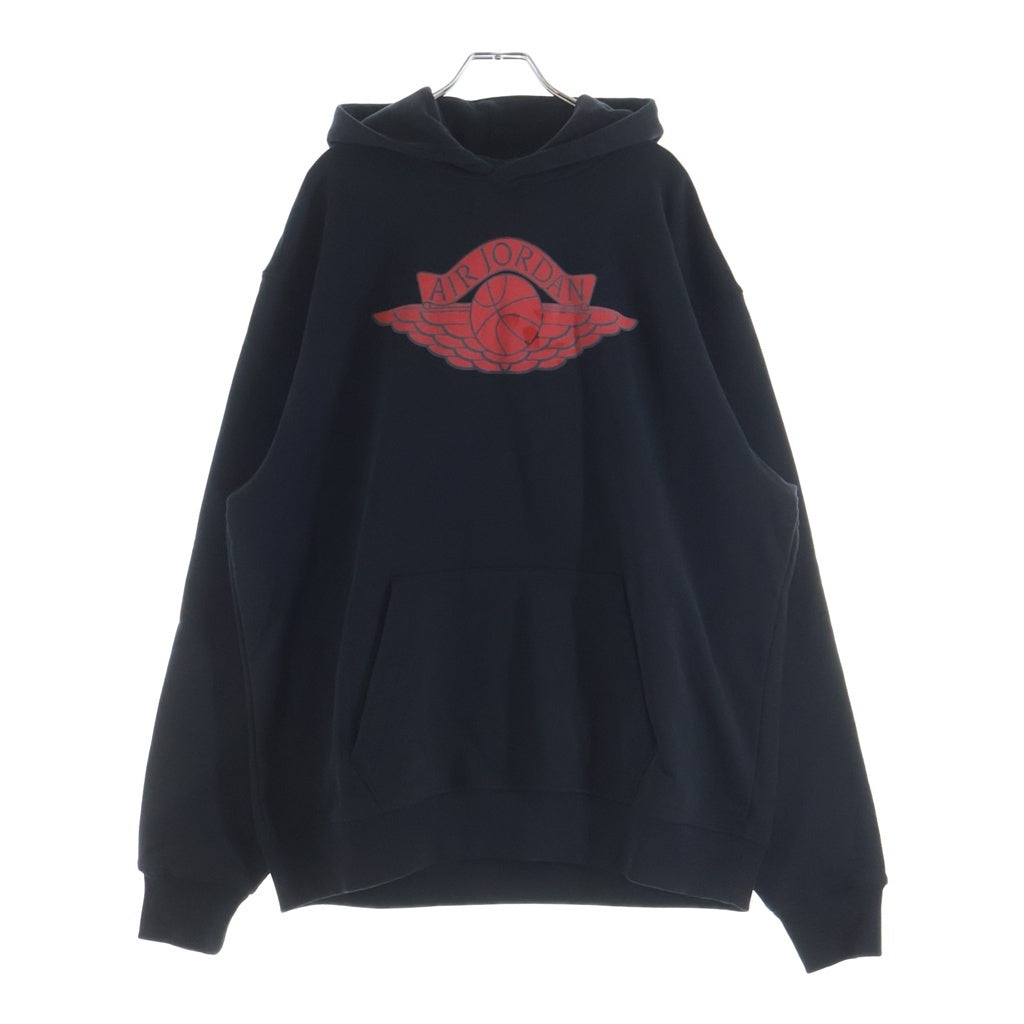 SAINT MICHAEL(セントマイケル) ×NIKE JORDAN M J SM FLC HOODIE ナイキ ジョーダン プルオーバースウェットパーカー フーディー ブラック SM-MK8-0000-J01/FV4718-010