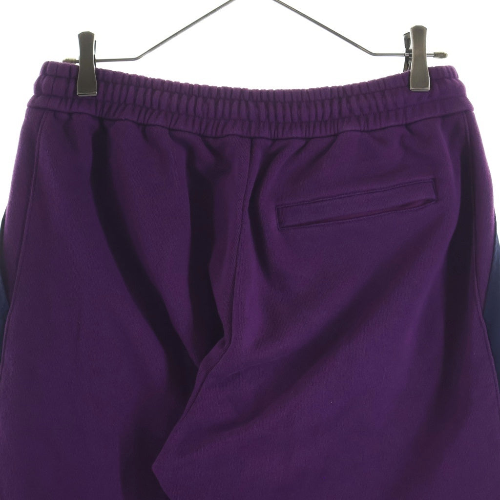 GUCCI(グッチ) ×THE NORTH FACE Sweat Pants ノースフェイス ナイロン切替 スウェットパンツ パープル 671463 XJDRN