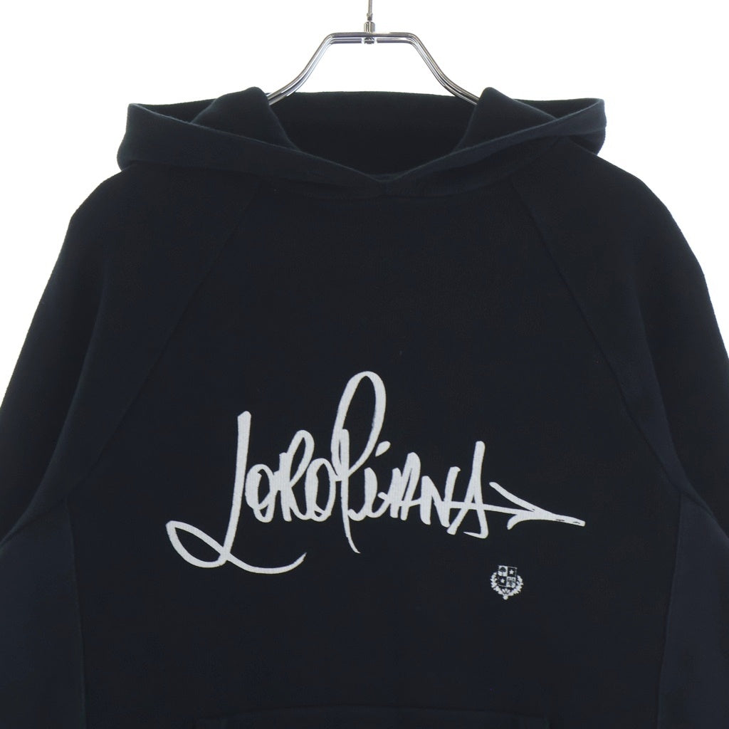 Loro Piana(ロロピアーナ) Hiroshi Fujiwara Hoodie 藤原ヒロシ プルオーバースウェットパーカー フーディー ブラック レディース FAM3493