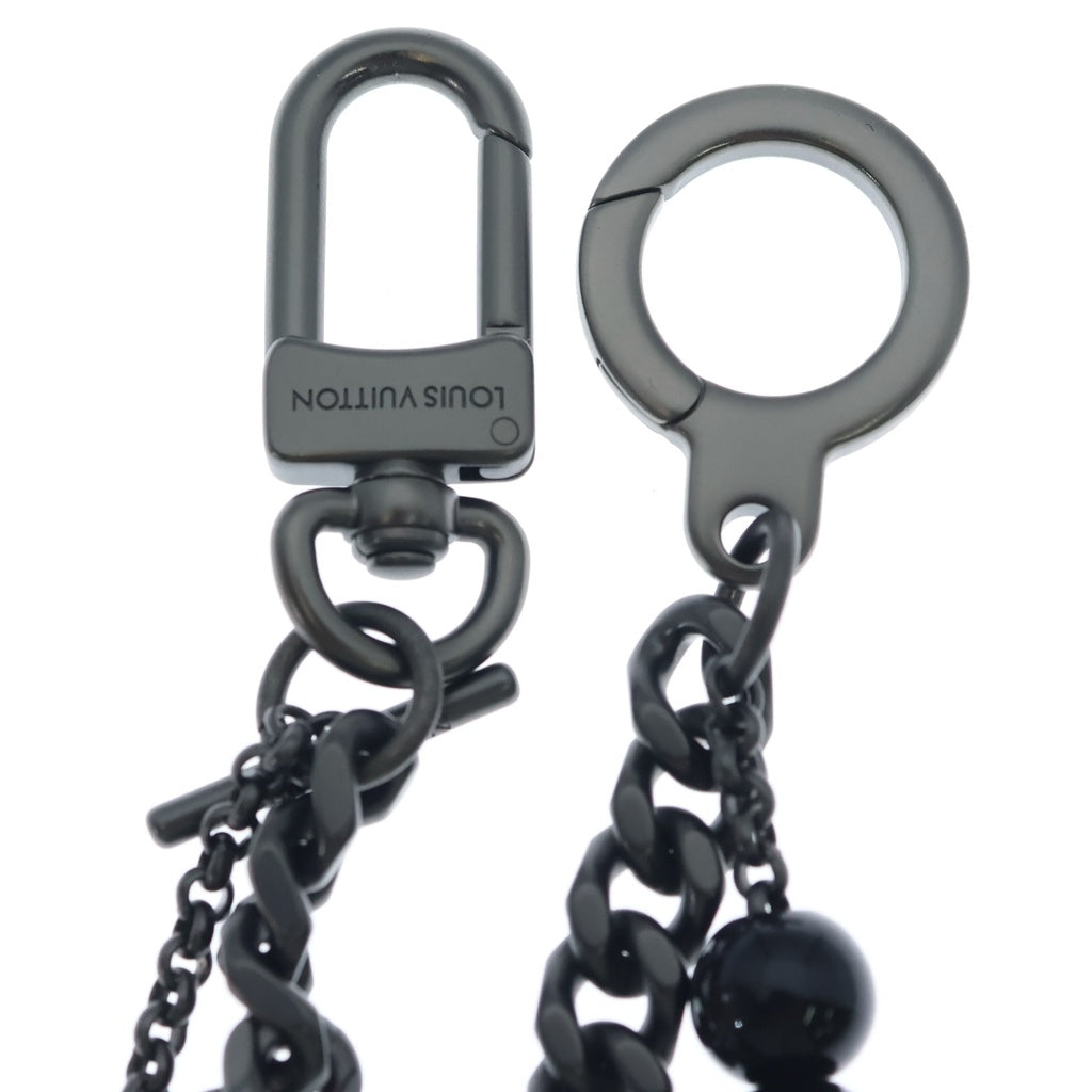 LOUIS VUITTON(ルイヴィトン) ルテニウム チェーンベルト ヴィトン ウォレットチェーン ブラック M02531