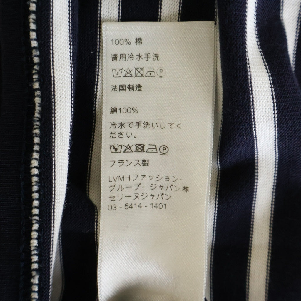 CELINE(セリーヌ) 19SS Border L/S Tee X015680D ボーダーロングスリーブカットソー 長袖 ネイビー/ホワイト