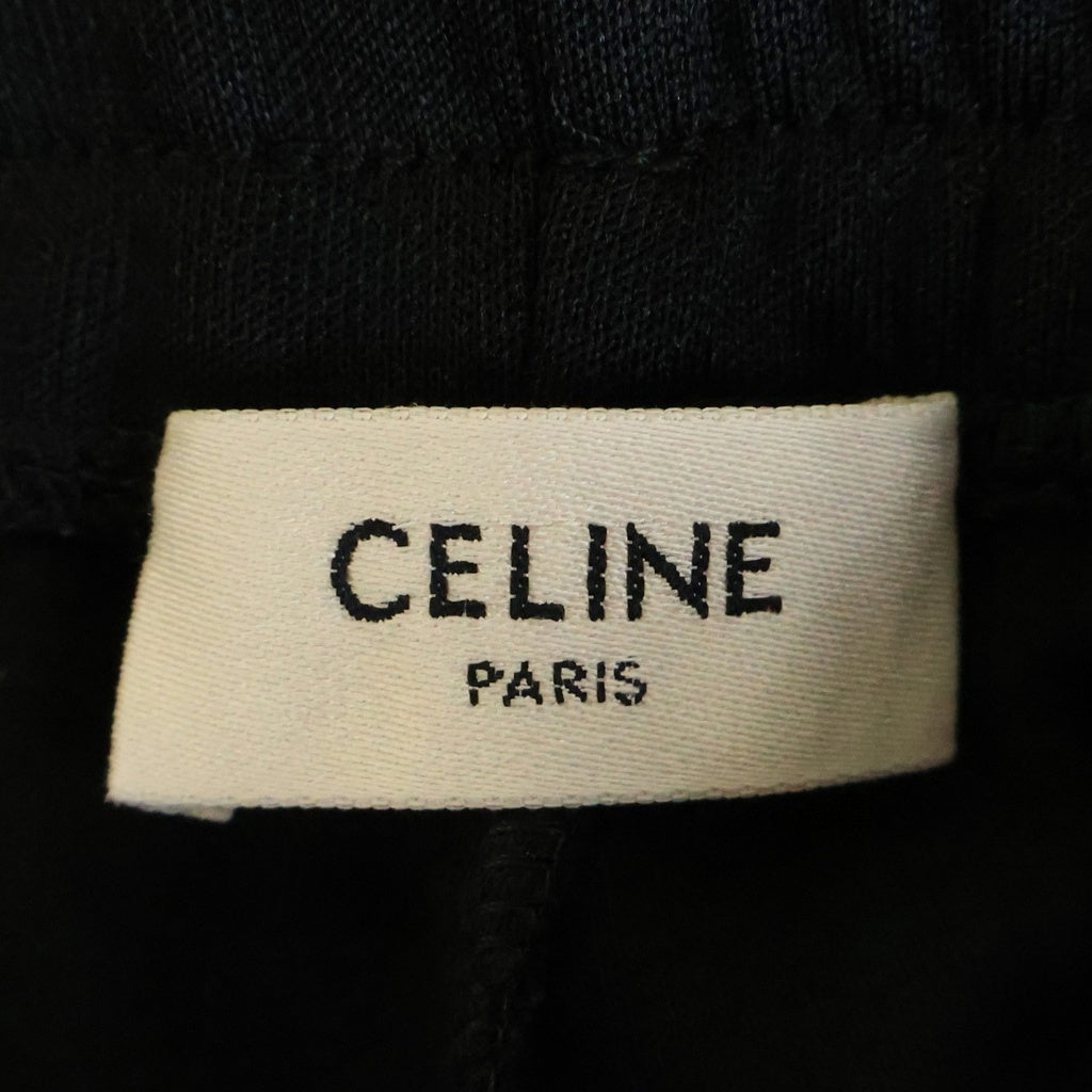 CELINE(セリーヌ) トリオンフ ダブルフェイス ジョガートラックパンツ ブラック 2Z555021W.38AW