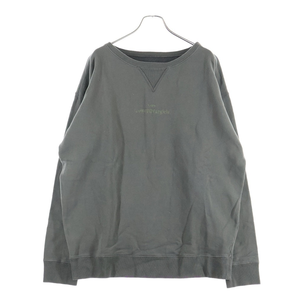 Maison Margiela(メゾンマルジェラ) Reverse Logo Cotton Sweat リバース ロゴ コットン スウェット カーキ