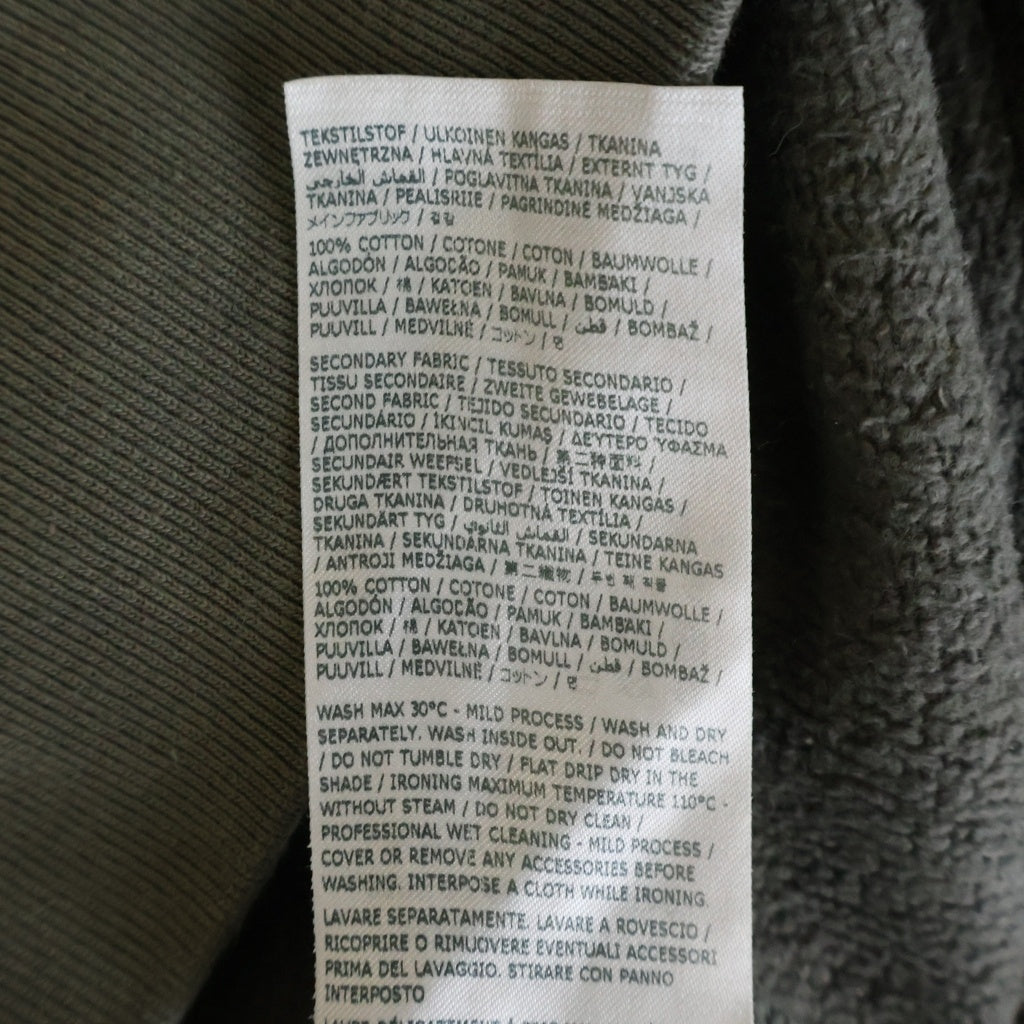Maison Margiela(メゾンマルジェラ) Reverse Logo Cotton Sweat リバース ロゴ コットン スウェット カーキ