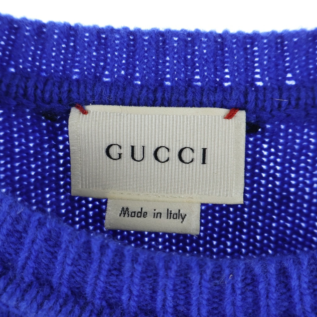 GUCCI(グッチ) Tiger Sweater タイガーモチーフ セーター ニット レッド 436071 X1336