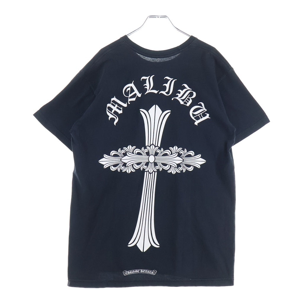 CHROME HEARTS(クロムハーツ) MALIBU Floral Cross Tee フローラルクロス 半袖Tシャツ カットソー ブラック