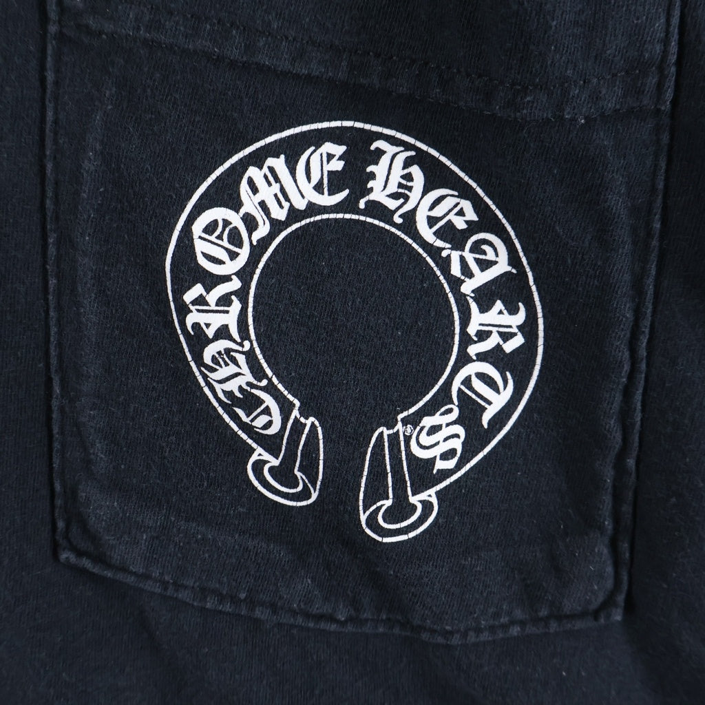 CHROME HEARTS(クロムハーツ) MALIBU Floral Cross Tee フローラルクロス 半袖Tシャツ カットソー ブラック