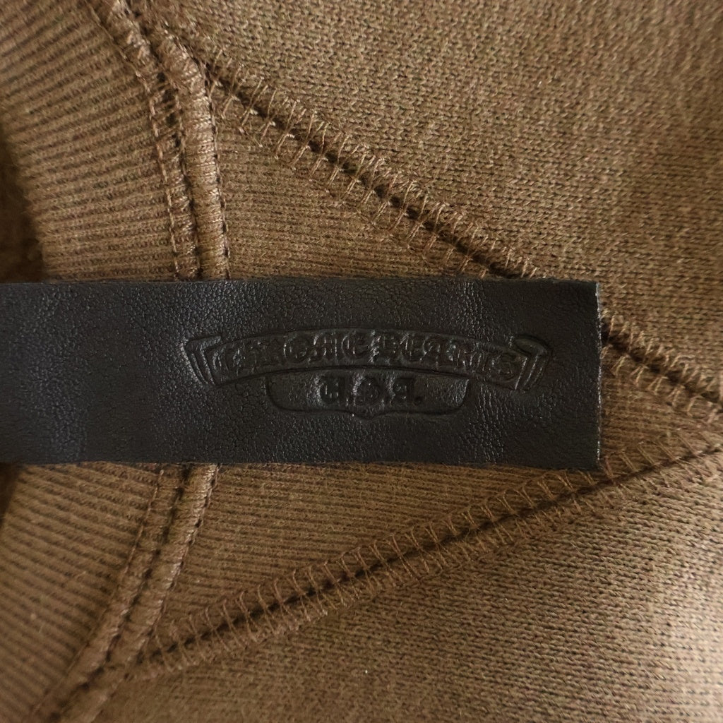 CHROME HEARTS(クロムハーツ) Y NOT SLO RIDE 胸CH刺繍 半袖スウェットTシャツ ブラウン