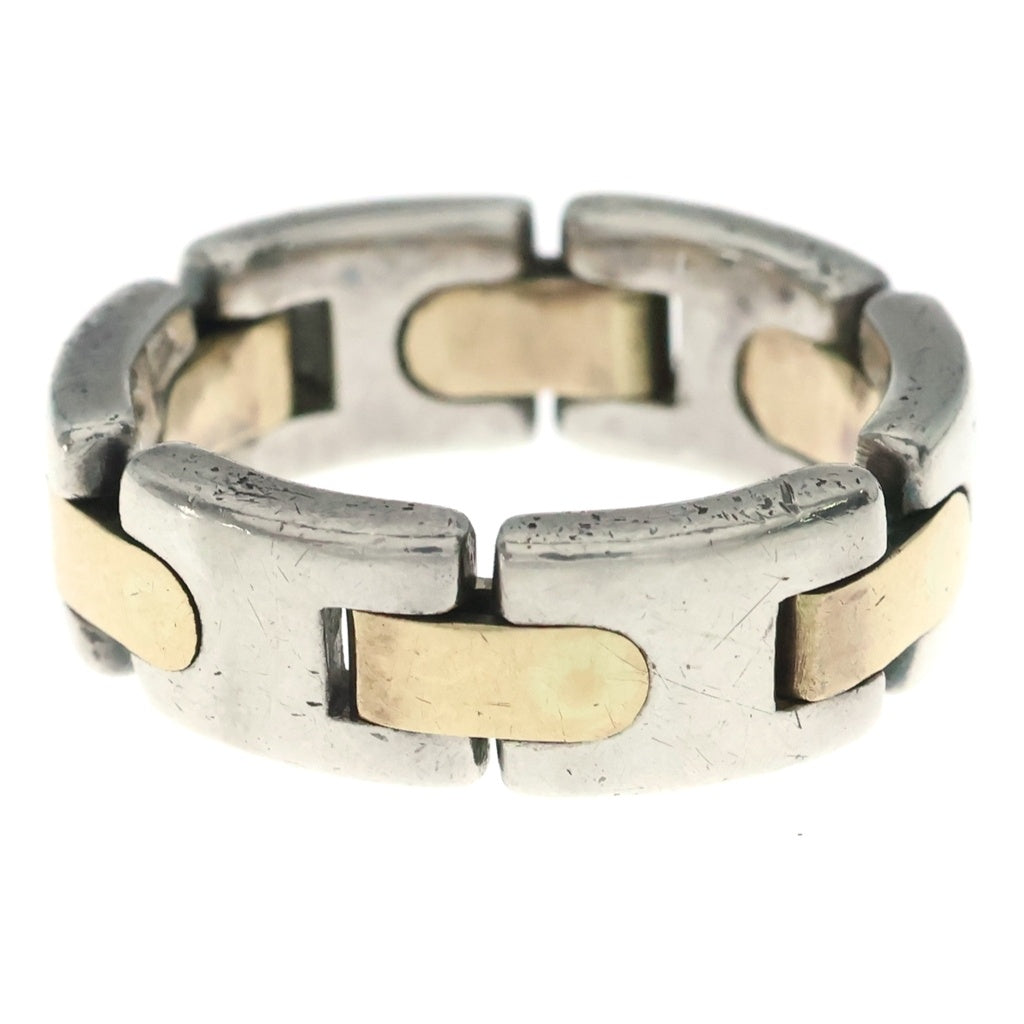 TIFFANY & Co.(ティファニー) vintage silver k18 H Link ring ヴィンテージ Hリンク リング シルバー/ゴールド
