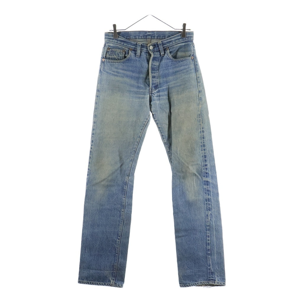 Levi's(リーバイス) 70s 501 66前期 ボタン裏刻印6 スモールe 不均等V ボタンフライ デニムパンツ インディゴ
