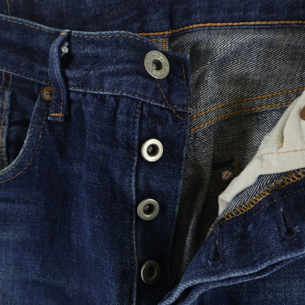 Levi's VINTAGE CLOTHING(リーバイス ビンテージ クロージング) 90-00s 44501 S501XX 1944MODEL Replica レプリカ ボタン裏刻印無 BIG E 片面タグ 月桂樹ボタン ボタンフライ 大戦復刻 デニムパンツ