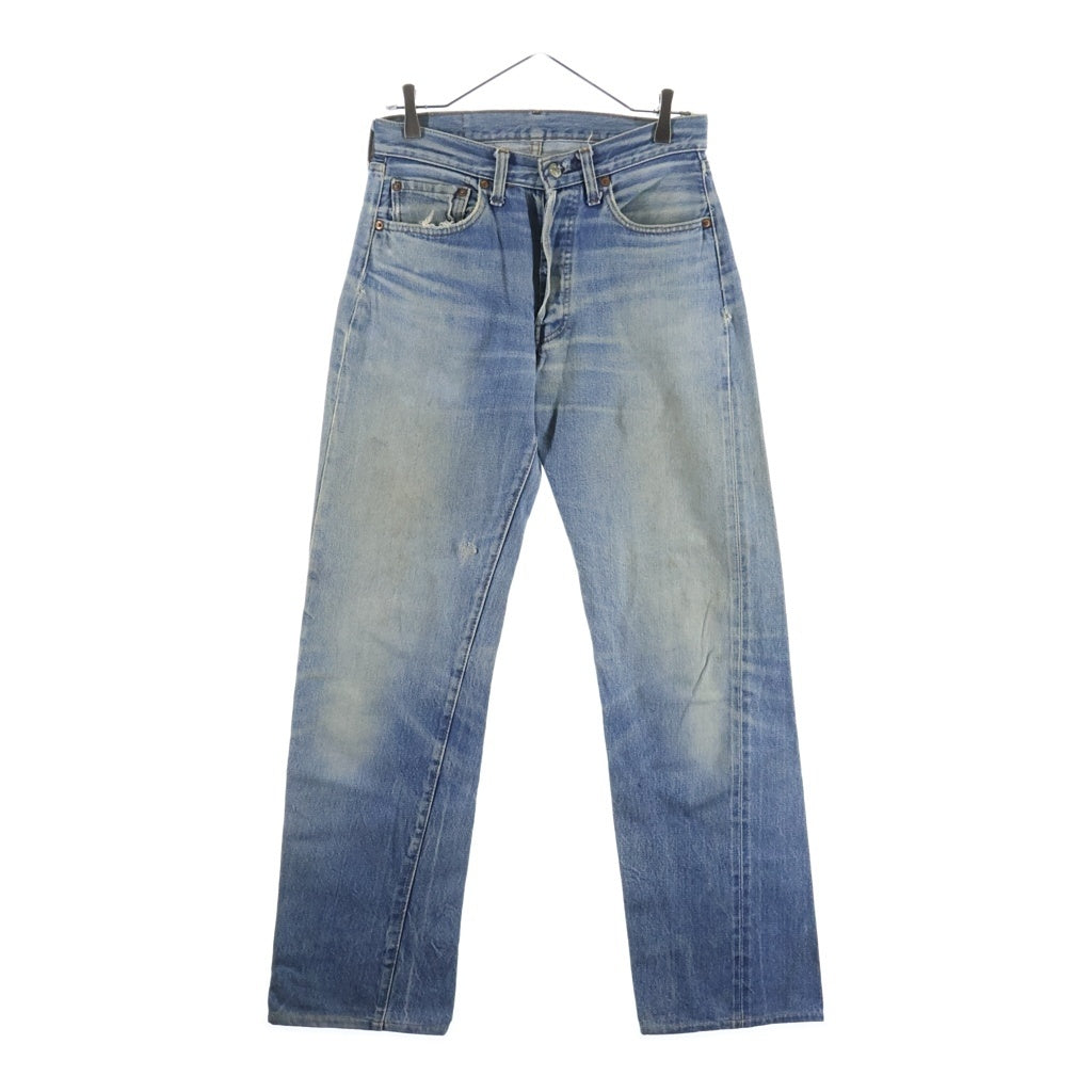 Levi's(リーバイス) 70s 501 66後期 ボタン裏刻印6 スモールe 不均等V ボタンフライ デニムパンツ インディゴ