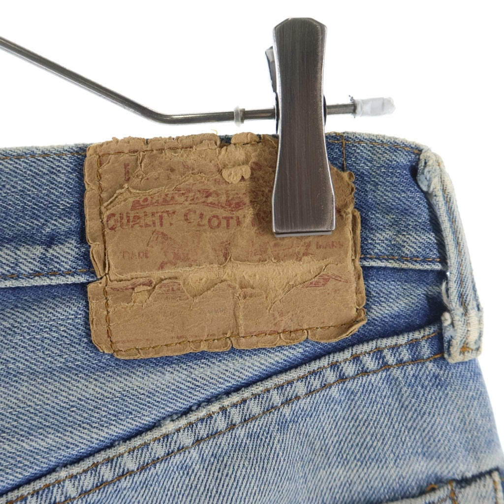 Levi's(リーバイス) 70s 501 66後期 ボタン裏刻印6 スモールe 不均等V ボタンフライ デニムパンツ インディゴ