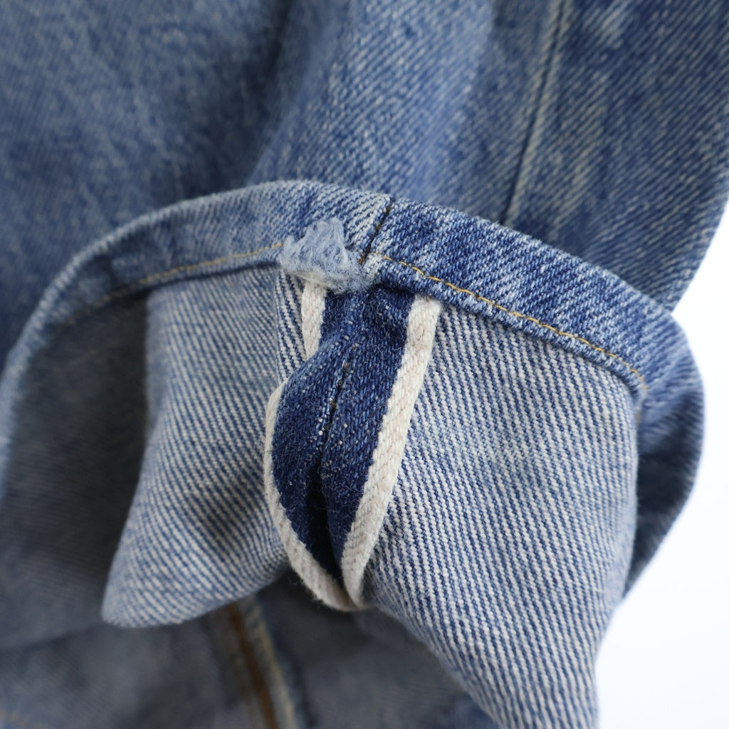 Levi's(リーバイス) 70s 501 66後期 ボタン裏刻印6 スモールe 不均等V ボタンフライ デニムパンツ インディゴ