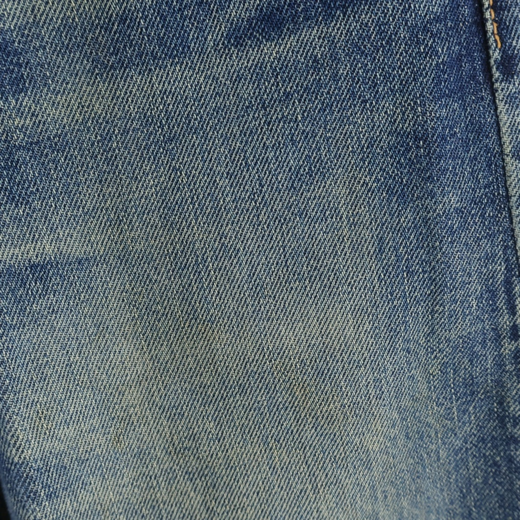 EVISU(エビス) 00s No.2 2000 Denim Pants ボタンフライ デニムパンツ ペイント インディゴ