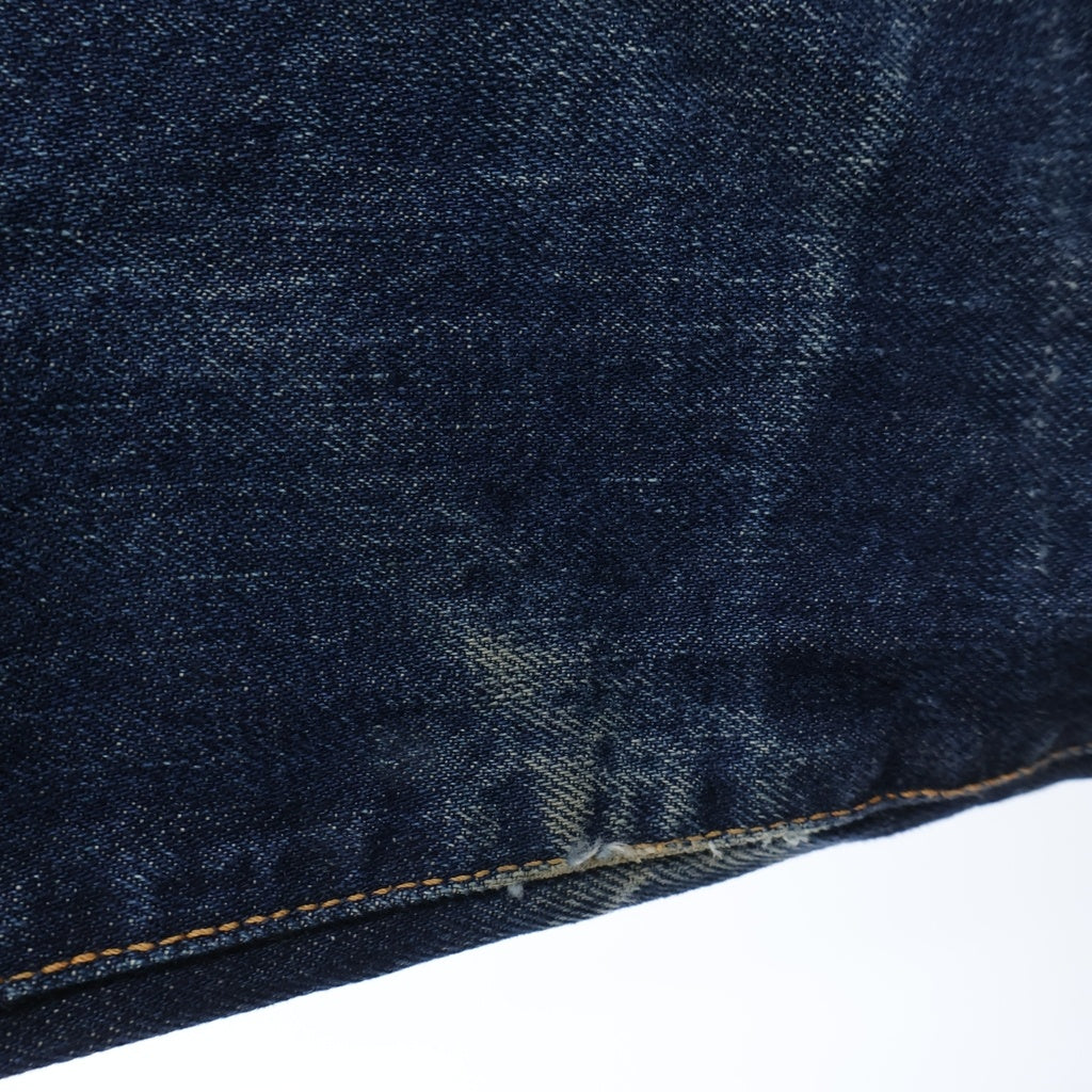 EVISU(エビス) 00s No.2 2000 Denim Pants ボタンフライ デニムパンツ ペイント インディゴ