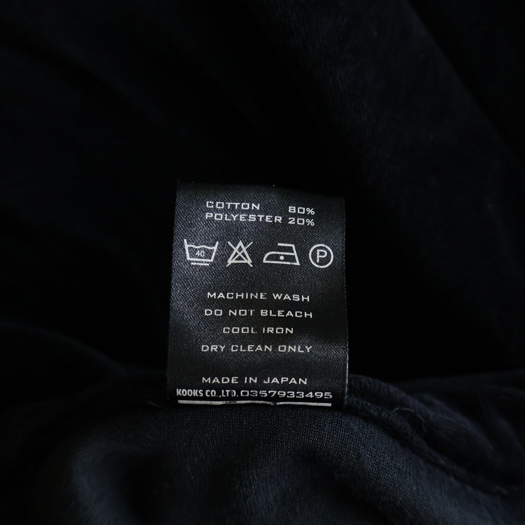 NUMBER (N)INE(ナンバーナイン) 04SS Archive DREAM期 SKULL スカルワッペン ベロアジャージ ジャケット ブラック