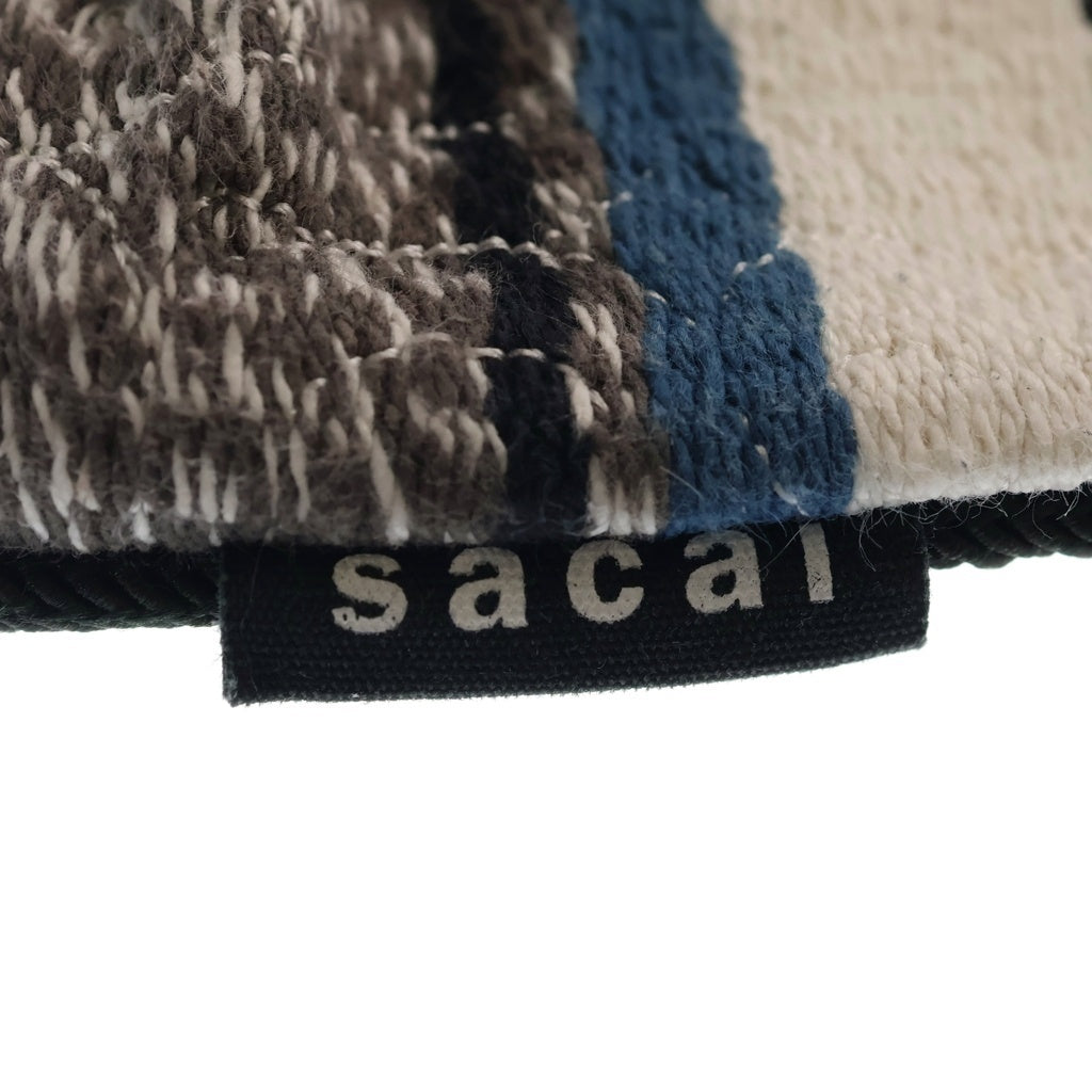 Sacai(サカイ) 22SS Cushion Cover ラグ ジャガード クッションカバー マルチ 23-0790S