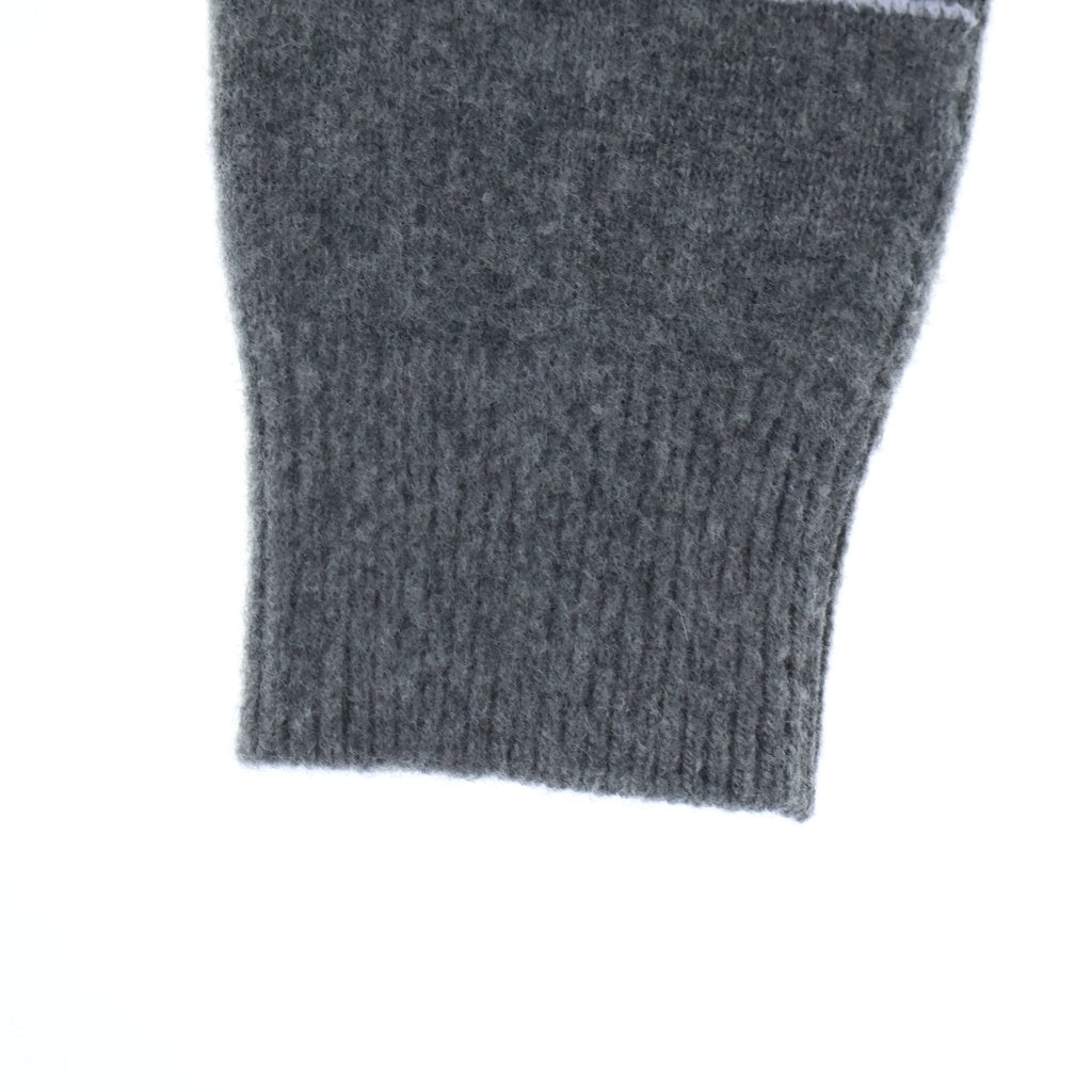 LOEWE(ロエベ) Anagram Jacquard Wool Knit Sweater アナグラム ジャガード クルーネックウールニットセーター グレー レディース S359Y14KCY