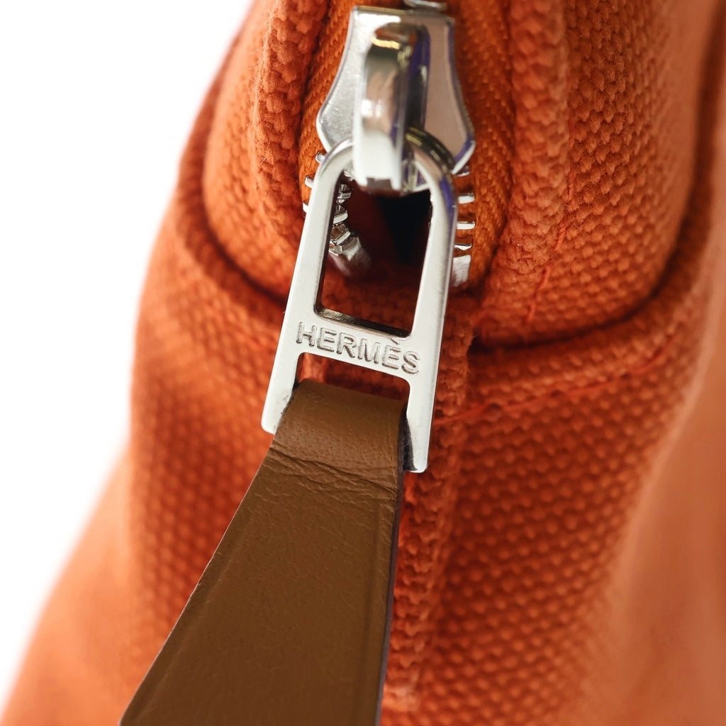HERMES(エルメス) ボリード キャンバスポーチ ミニミニ オレンジ H104772M レディース