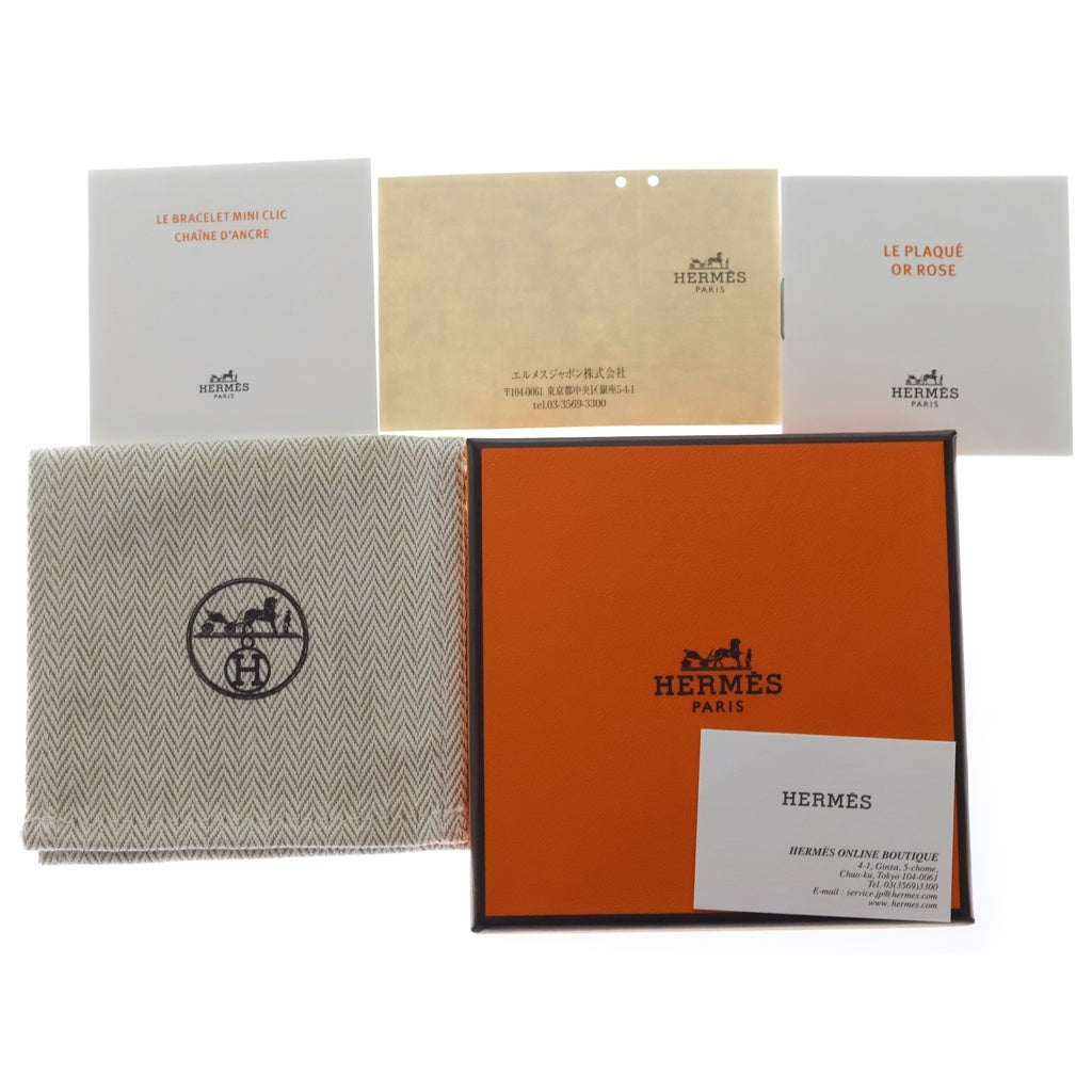HERMES(エルメス) ミニクリック シェーヌダンクル ブレスレット ゴールド レディース