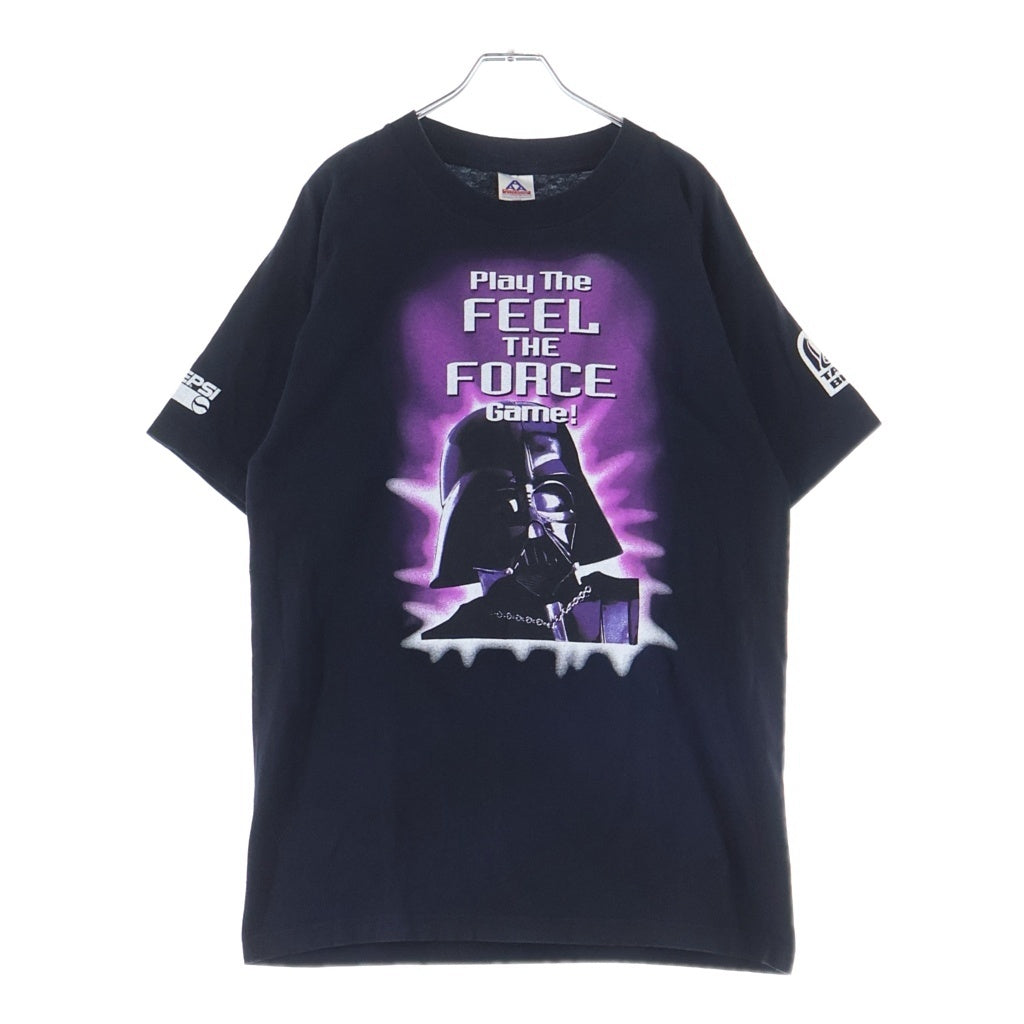 VINTAGE(ヴィンテージ) 90S STAR WARS × TACO BELL ×PEPSI DARTH VADER 1996 ダースベイダー プリント クルーネック半袖Tシャツ カットソー ブラック ‐