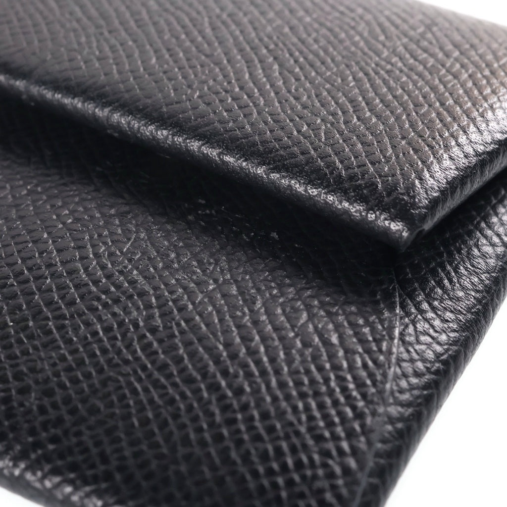 HERMES(エルメス) BASTIA COIN CASE B刻印 バスティア レザー エプソン コインケース ブラック MZ 002 03